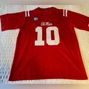 Inspired Ole Miss red jersey size xl